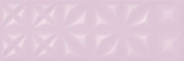 Cersanit Lila Relief Pink Настенная плитка