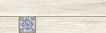 Cersanit Trendy wood Ornamentwood Декорированный Белый Керамогранит глаз.